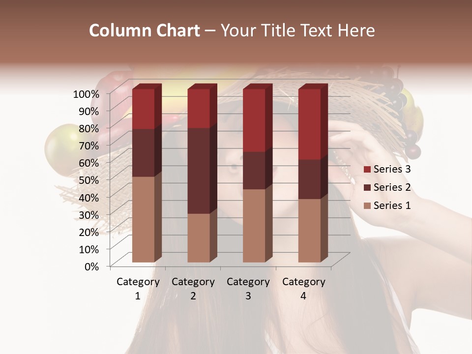 Hairstyle Fresh Fashion PowerPoint Template