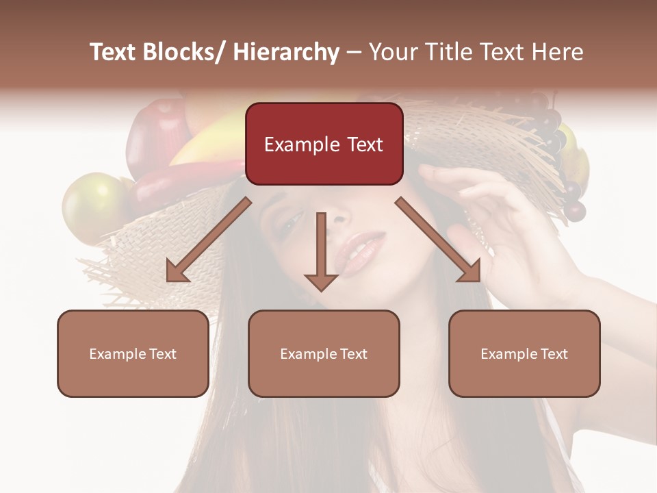 Hairstyle Fresh Fashion PowerPoint Template