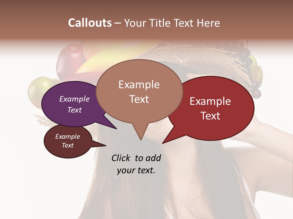 Hairstyle Fresh Fashion PowerPoint Template