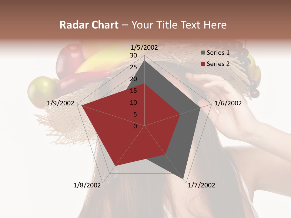 Hairstyle Fresh Fashion PowerPoint Template