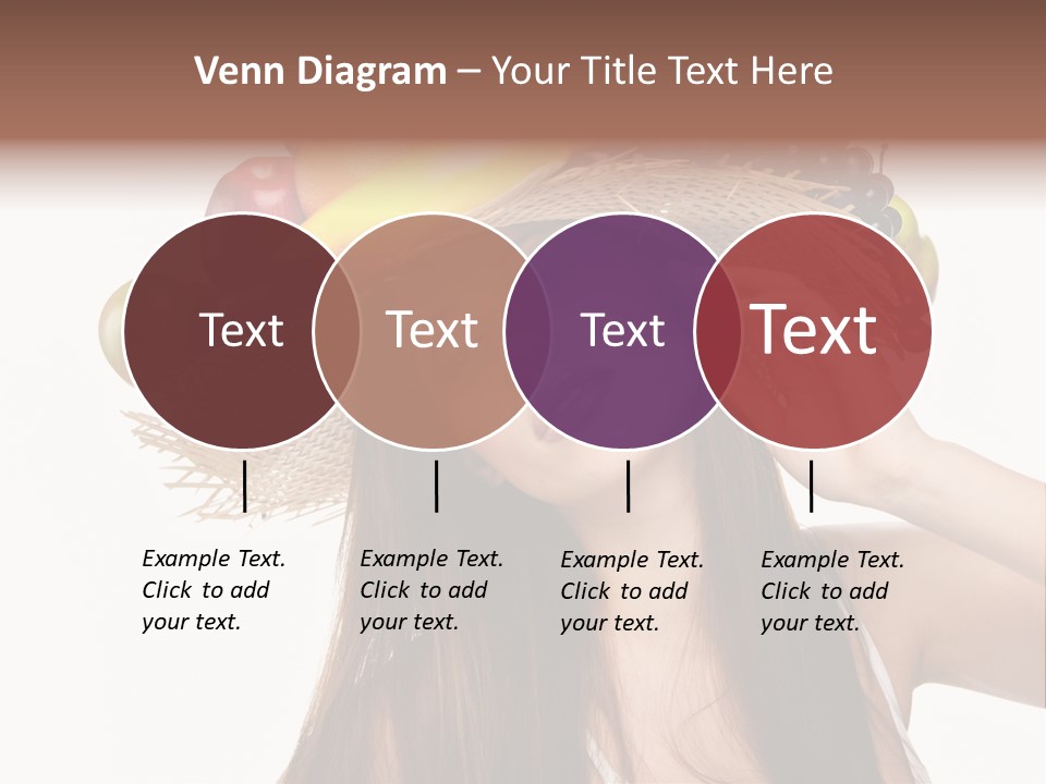 Hairstyle Fresh Fashion PowerPoint Template