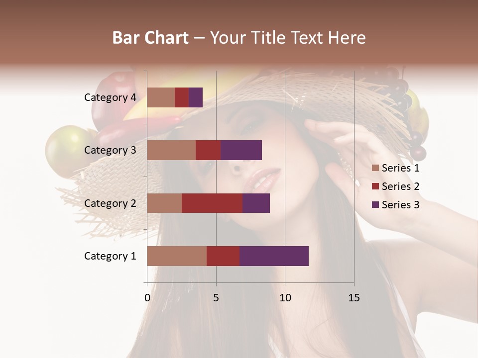 Hairstyle Fresh Fashion PowerPoint Template