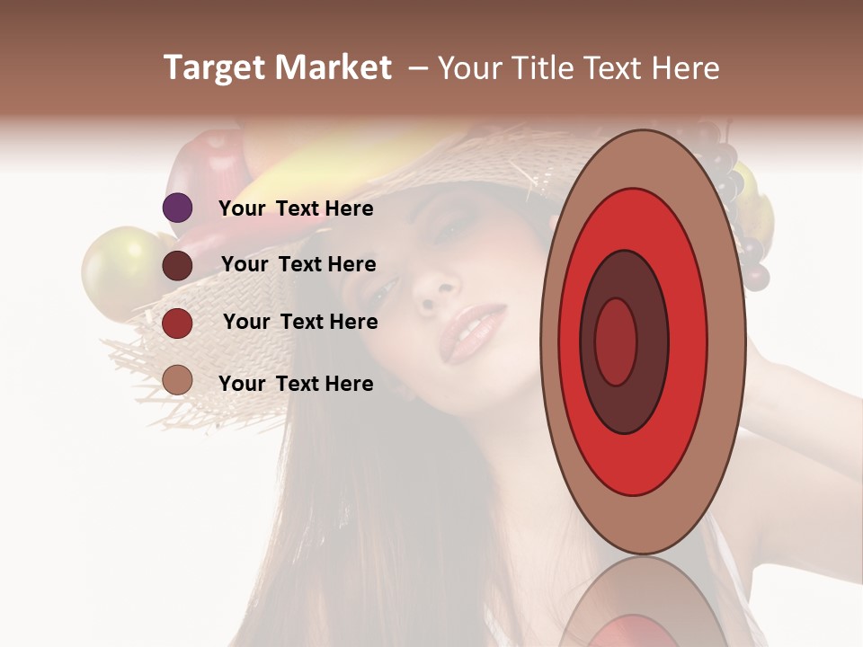 Hairstyle Fresh Fashion PowerPoint Template