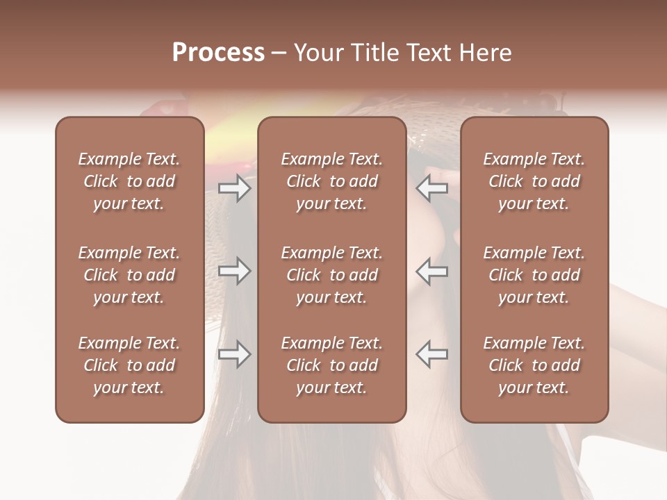 Hairstyle Fresh Fashion PowerPoint Template