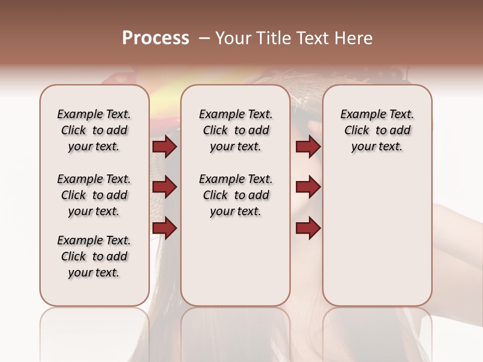 Hairstyle Fresh Fashion PowerPoint Template