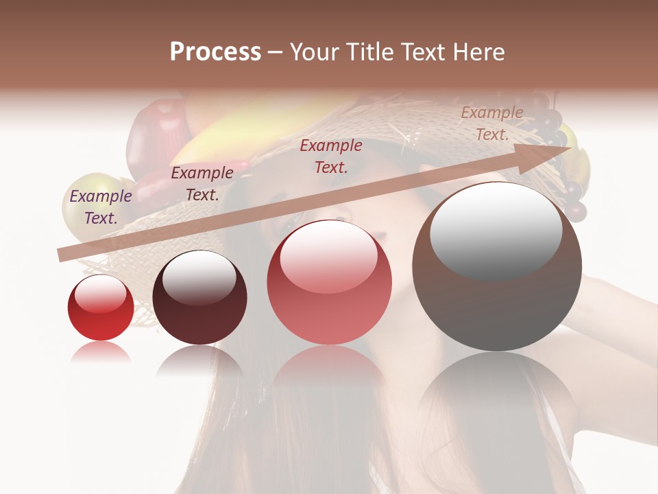 Hairstyle Fresh Fashion PowerPoint Template