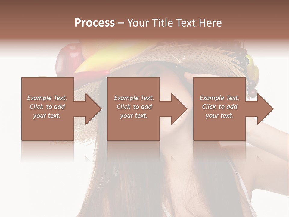 Hairstyle Fresh Fashion PowerPoint Template