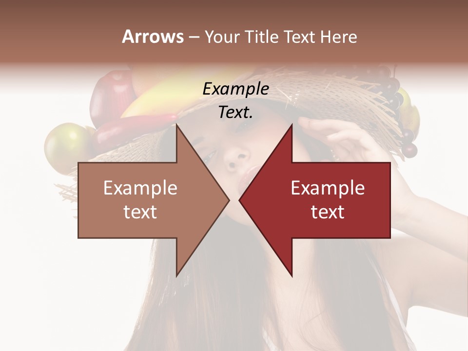 Hairstyle Fresh Fashion PowerPoint Template