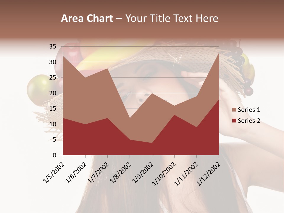 Hairstyle Fresh Fashion PowerPoint Template