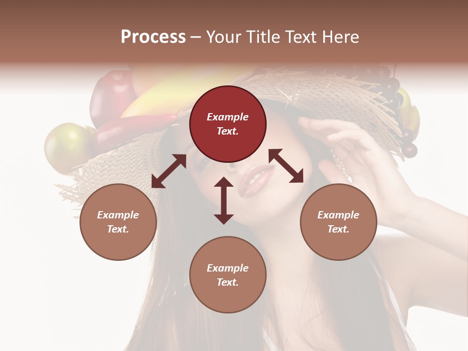 Hairstyle Fresh Fashion PowerPoint Template