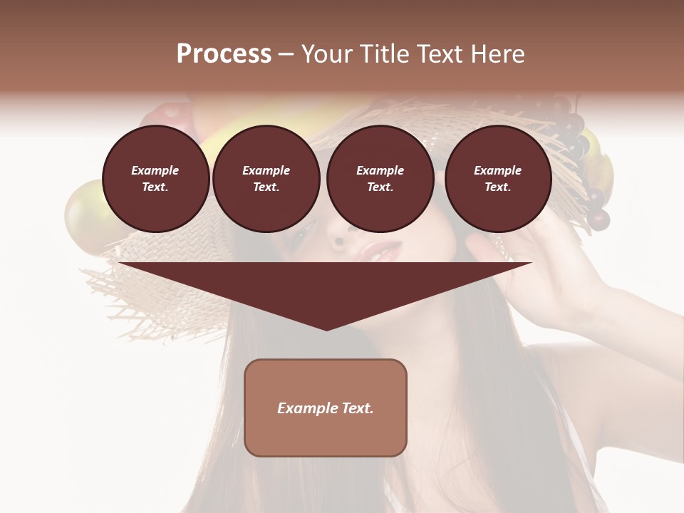 Hairstyle Fresh Fashion PowerPoint Template