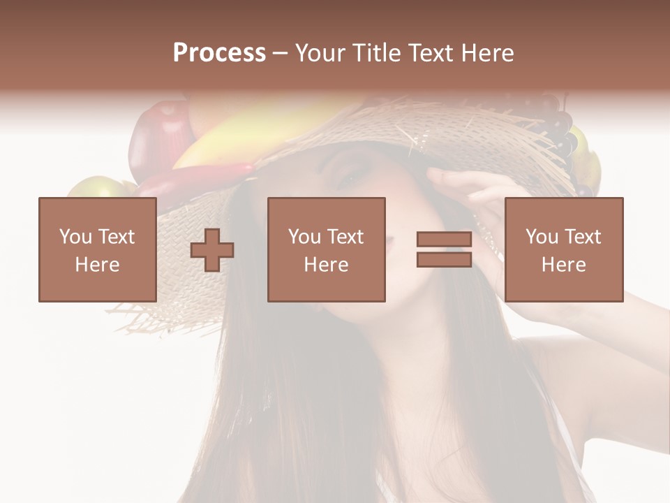 Hairstyle Fresh Fashion PowerPoint Template