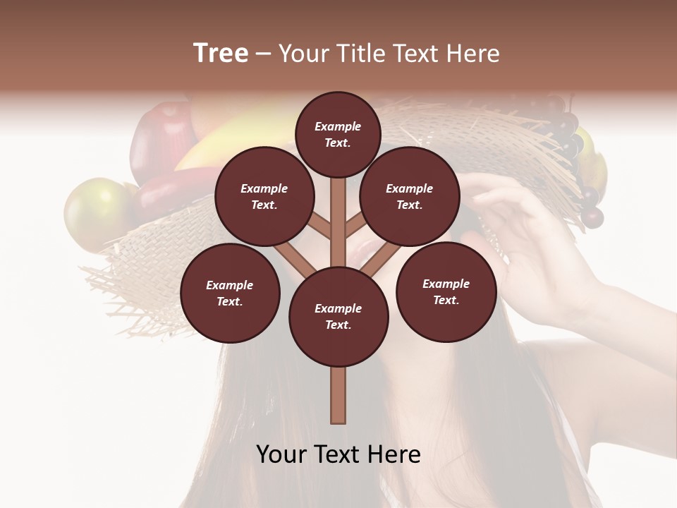 Hairstyle Fresh Fashion PowerPoint Template