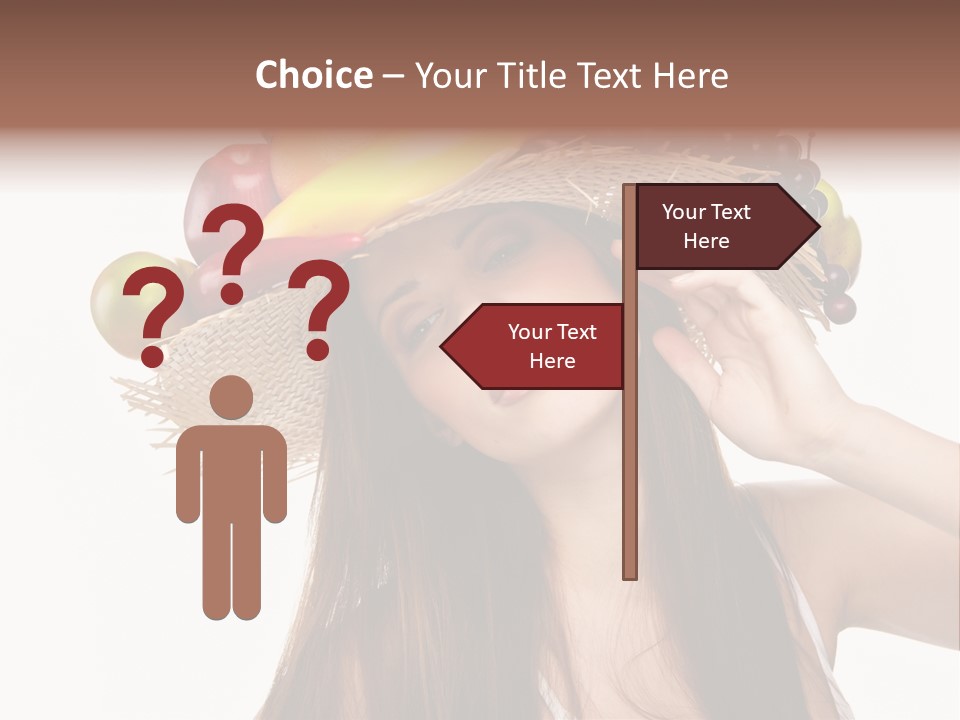 Hairstyle Fresh Fashion PowerPoint Template