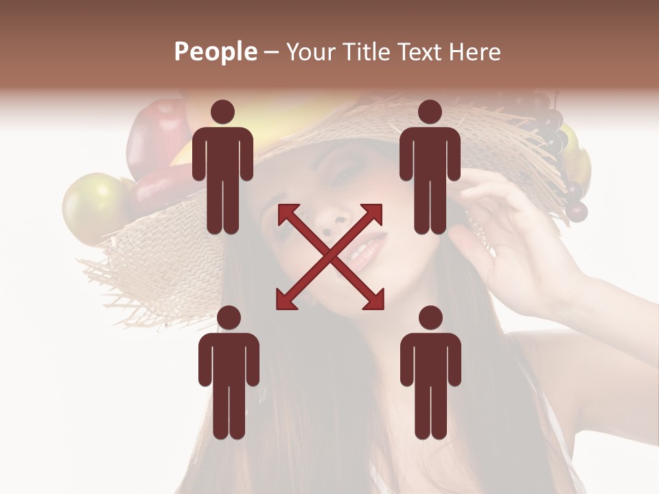 Hairstyle Fresh Fashion PowerPoint Template