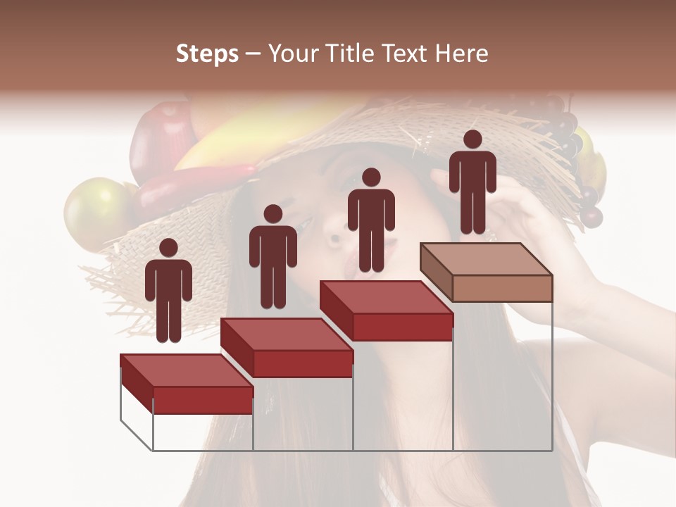 Hairstyle Fresh Fashion PowerPoint Template