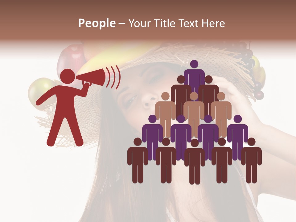 Hairstyle Fresh Fashion PowerPoint Template