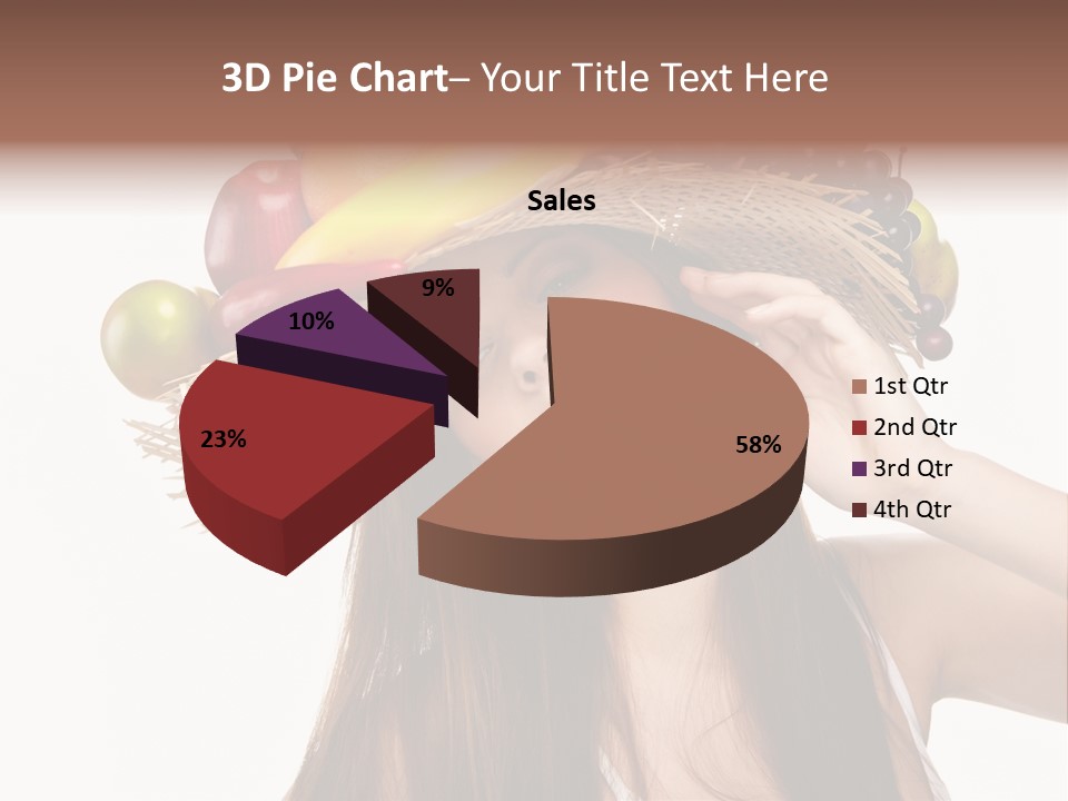 Hairstyle Fresh Fashion PowerPoint Template