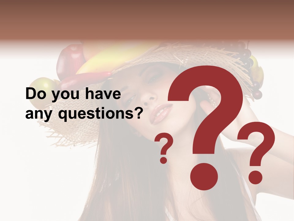 Hairstyle Fresh Fashion PowerPoint Template