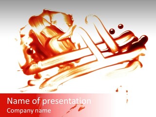 Color Horror Isolated PowerPoint Template