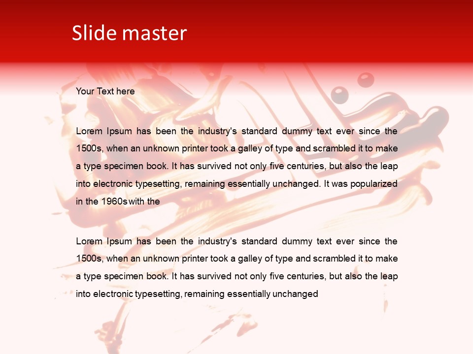 Color Horror Isolated PowerPoint Template