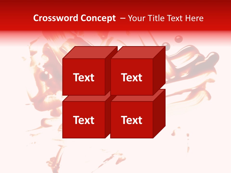 Color Horror Isolated PowerPoint Template