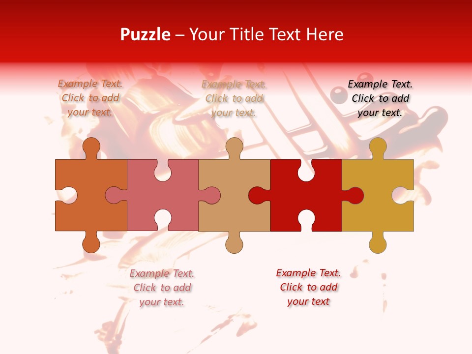 Color Horror Isolated PowerPoint Template