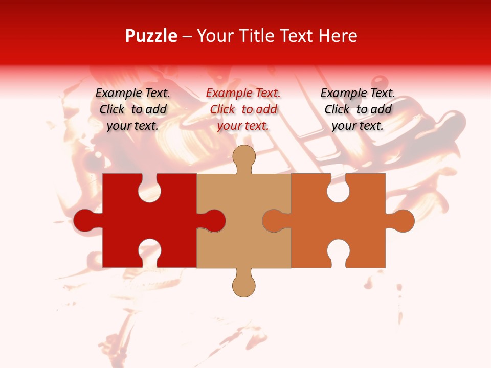 Color Horror Isolated PowerPoint Template