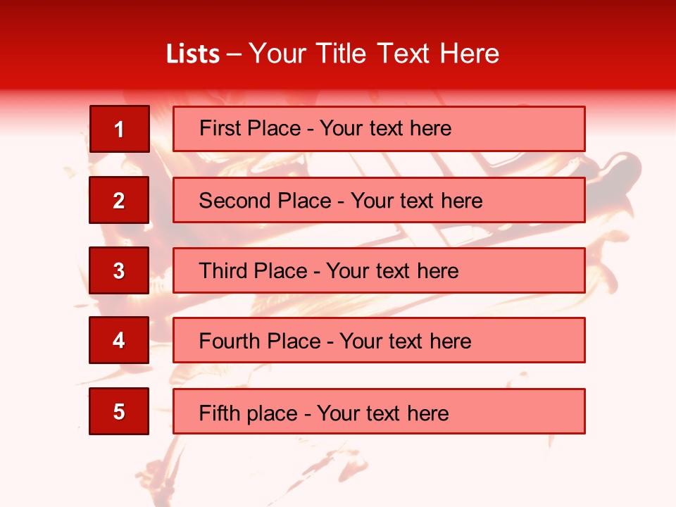 Color Horror Isolated PowerPoint Template