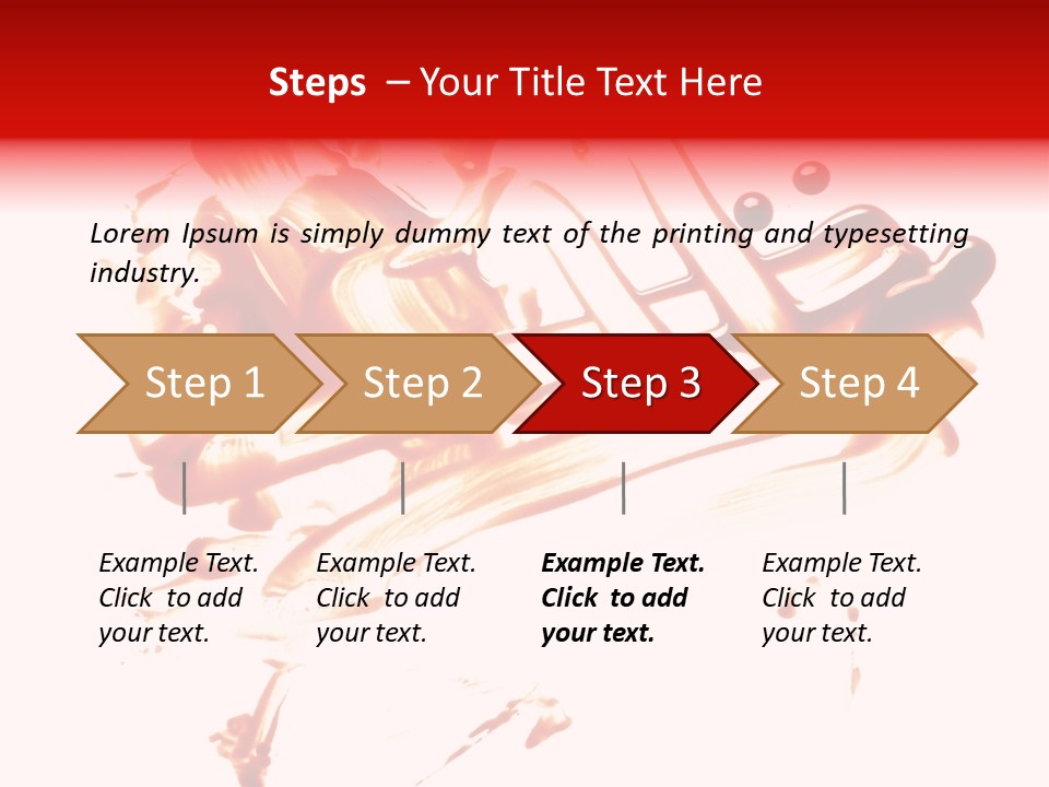 Color Horror Isolated PowerPoint Template