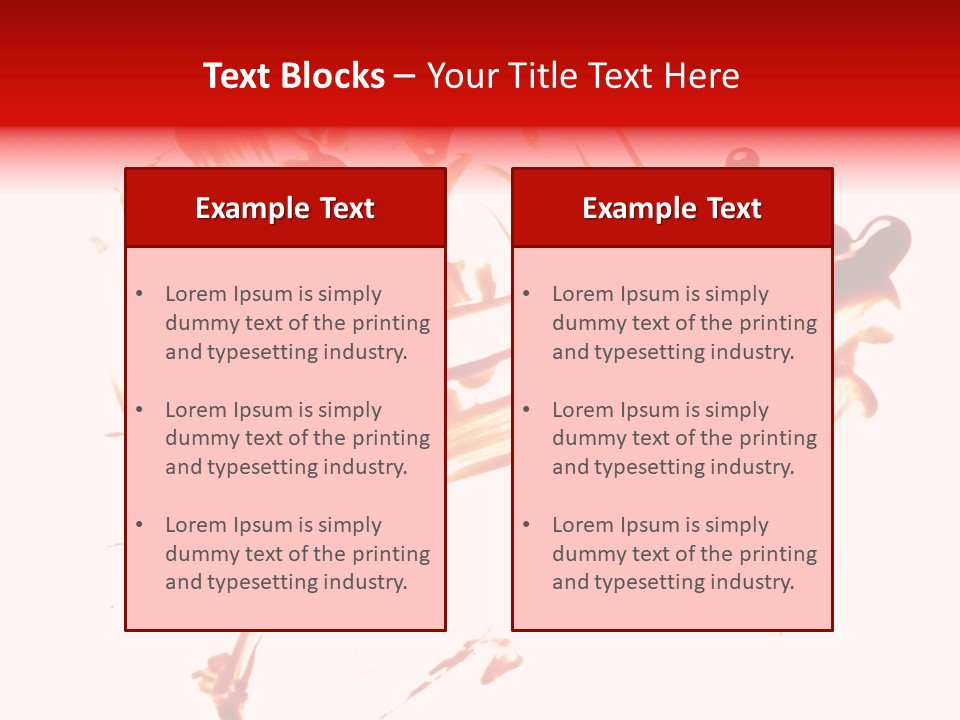 Color Horror Isolated PowerPoint Template