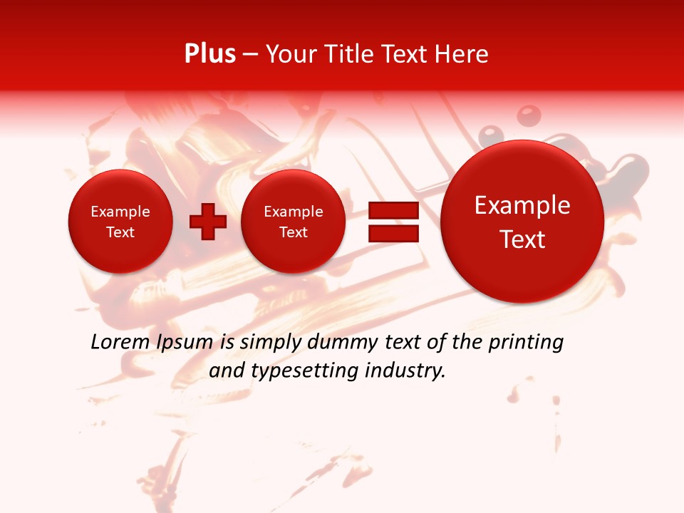 Color Horror Isolated PowerPoint Template