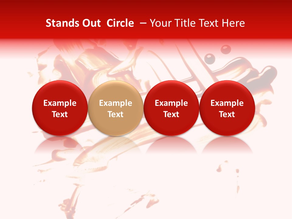 Color Horror Isolated PowerPoint Template