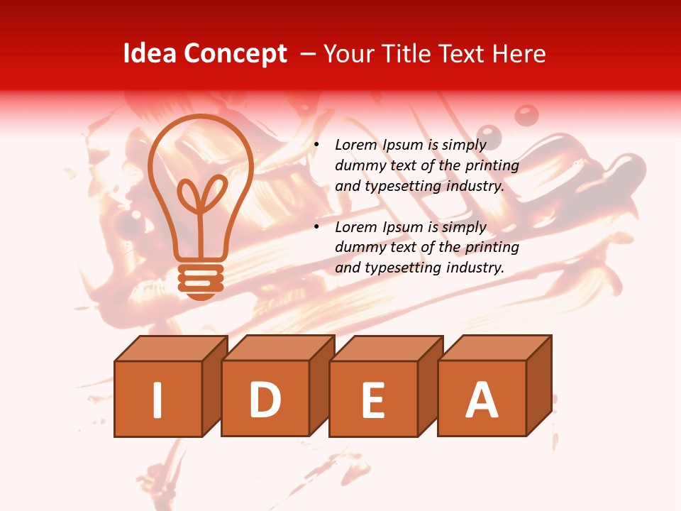 Color Horror Isolated PowerPoint Template