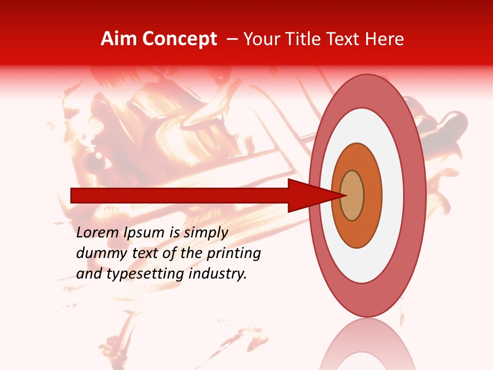 Color Horror Isolated PowerPoint Template