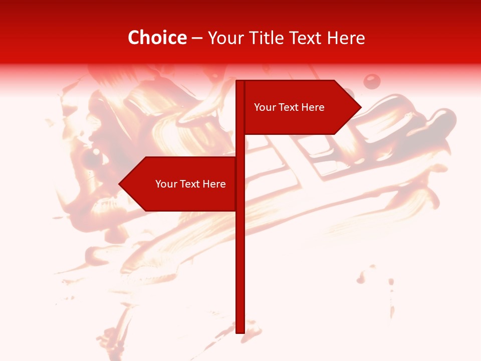 Color Horror Isolated PowerPoint Template