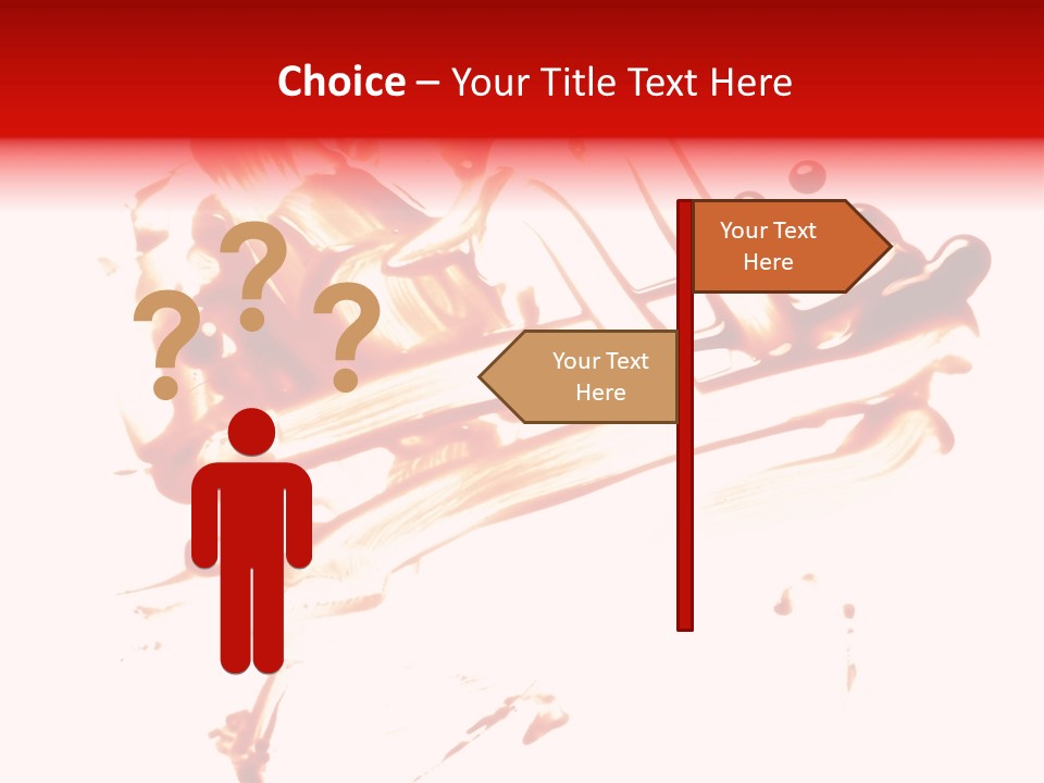 Color Horror Isolated PowerPoint Template