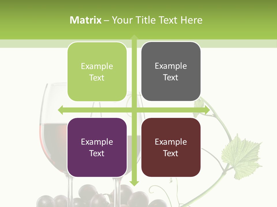 Violet Vine Crop PowerPoint Template