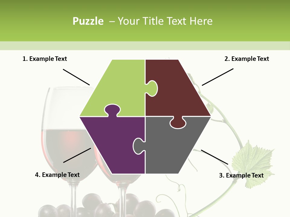 Violet Vine Crop PowerPoint Template