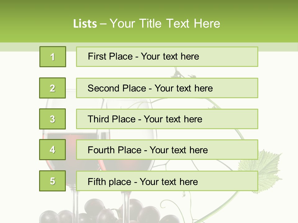Violet Vine Crop PowerPoint Template