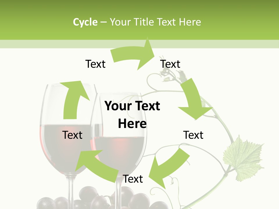 Violet Vine Crop PowerPoint Template