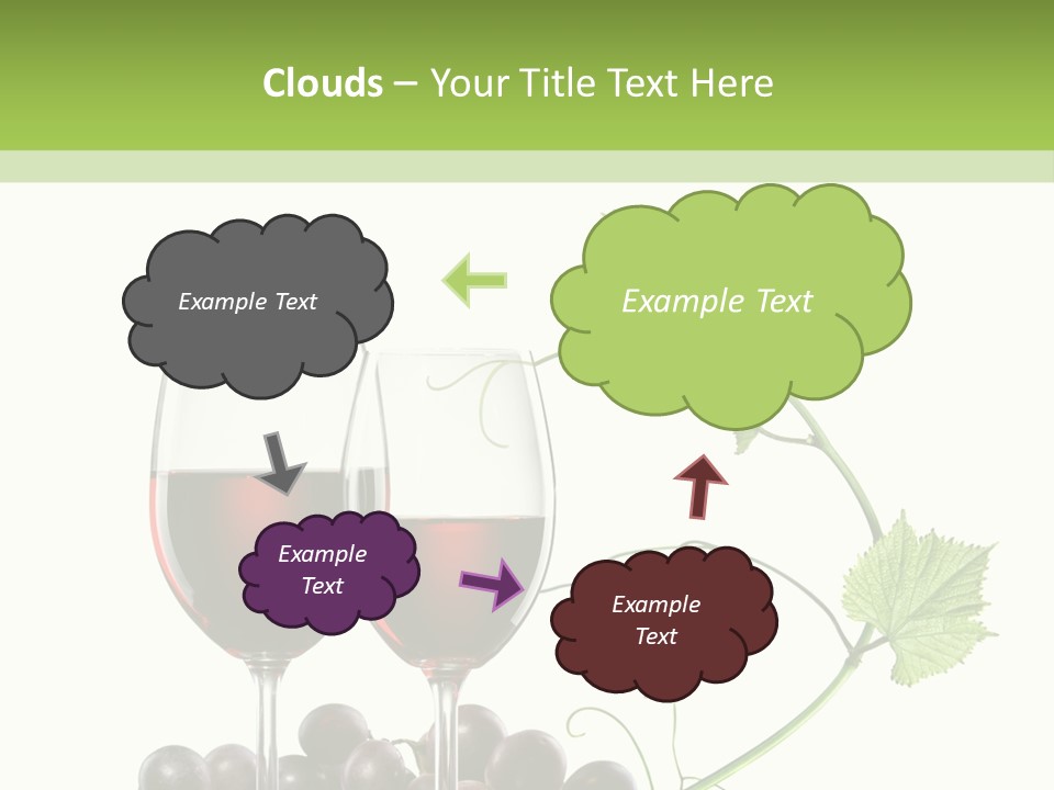 Violet Vine Crop PowerPoint Template