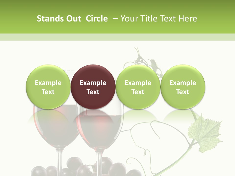 Violet Vine Crop PowerPoint Template