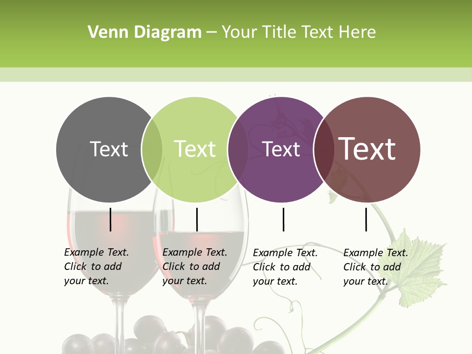 Violet Vine Crop PowerPoint Template