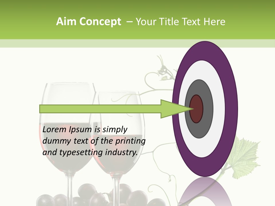 Violet Vine Crop PowerPoint Template