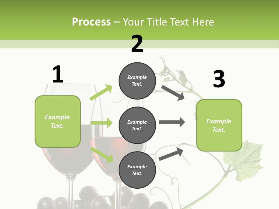 Violet Vine Crop PowerPoint Template