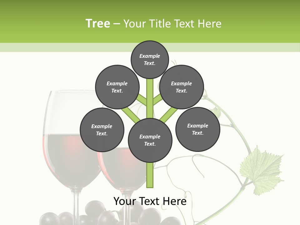 Violet Vine Crop PowerPoint Template