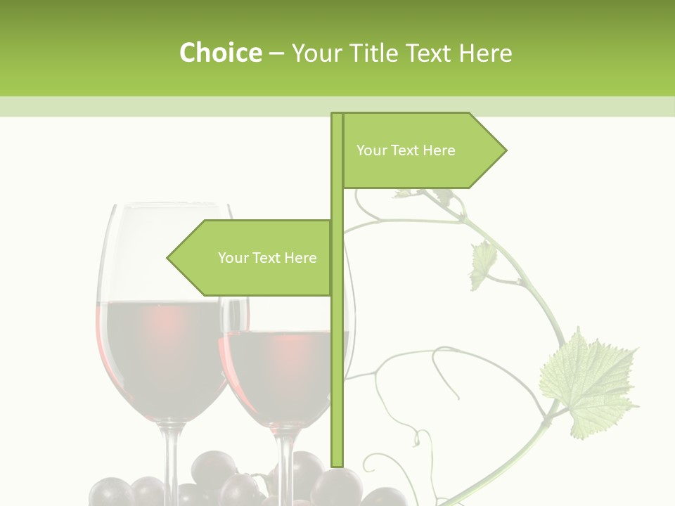 Violet Vine Crop PowerPoint Template