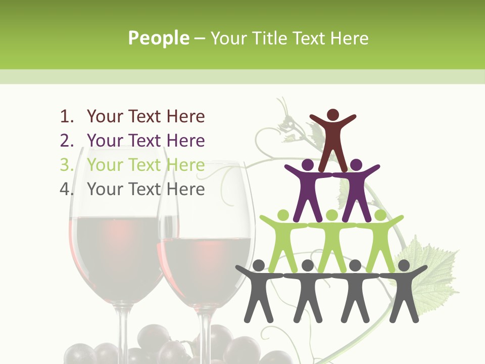 Violet Vine Crop PowerPoint Template