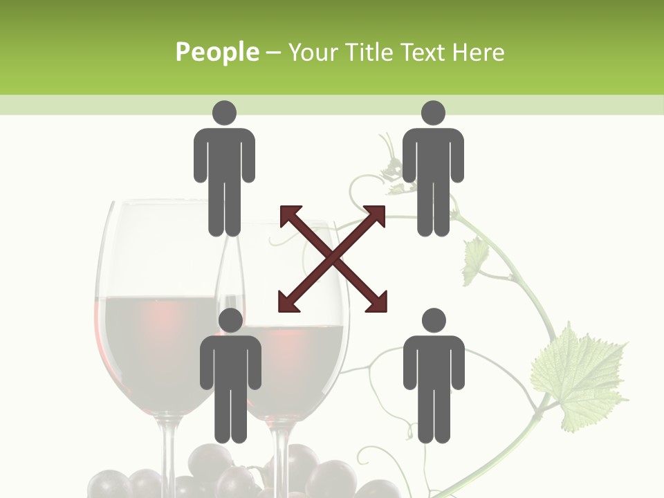 Violet Vine Crop PowerPoint Template